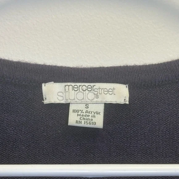 Mercer Street Studio Purple Long Sleeve Top - Picture 3 of 3